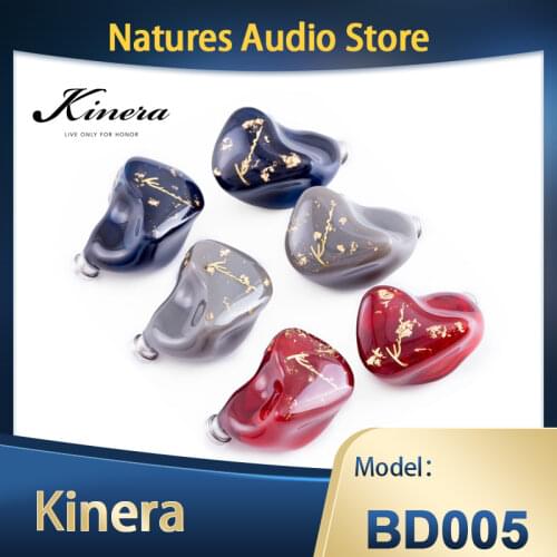 Kinera BD005 Pro 1DD+1BA Driver In-ear Earphones 9.2mm Beryllium Diaphragm Dynamic Driver Sport HiFi Detachable Cable Earplug