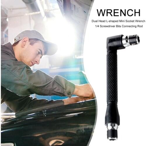 Zezzo® 1/4" 6.35mm Head L-Shaped Mini Socket Wrench Screwdriver Set Torx Screwdriver Set Key Utility Tool Drill Set Dropship