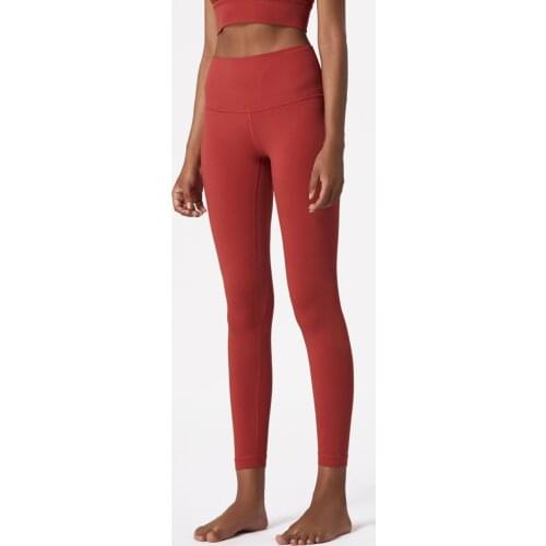 Lulu Womens Pants Yoga Sport Seamless Leggings Gym Clothing Jogging High-waisted Tights Sportswear Breathable Women Leggings