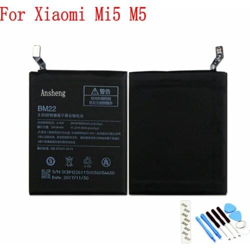 100% NEW Original BM22 3000mAh Battery for Xiaomi Mi 5 Mi5 M5 Mobile Phone