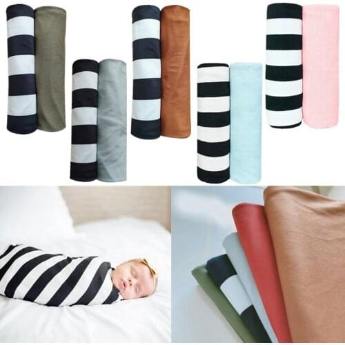 2 Pcs/Set Pure Cotton Baby Blanket Soft Breathable Baby Infant Receiving Blanket Swaddling Wraps Newborn Bath Towel Bedding Gift