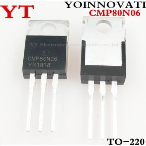 20pcs/lot CMP80N06 80N06 80A 60V TO-220 IC Best quality