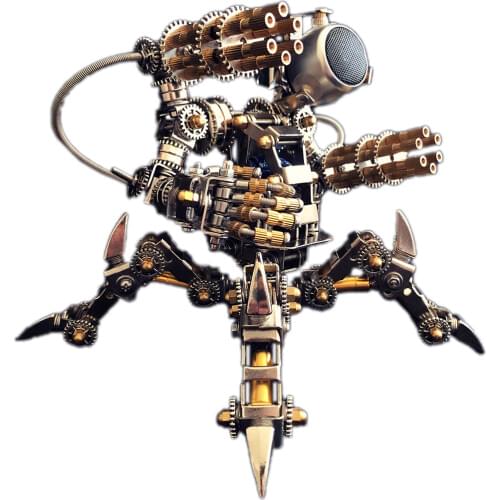 313Pcs DIY Stainless Steel 3D Model Building kit Magnetic Mecha Model Bluetooth Speakers - Magnetic Chaser Assembly Version