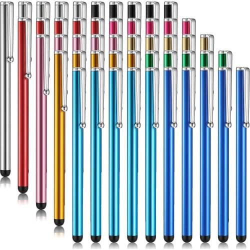 500pcs/lot Stylus High Precision Capacitive Pen for iPad iPhone Tablets Samsung Universal Touch Screen Devices Custom Logo