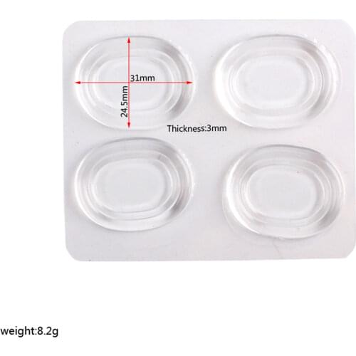4pcs/set Snare Drum Mute Pad Drum Damper Gel Pads Snare Tom Drum Muffler Mute Transparent Percussion Instrument Accessories