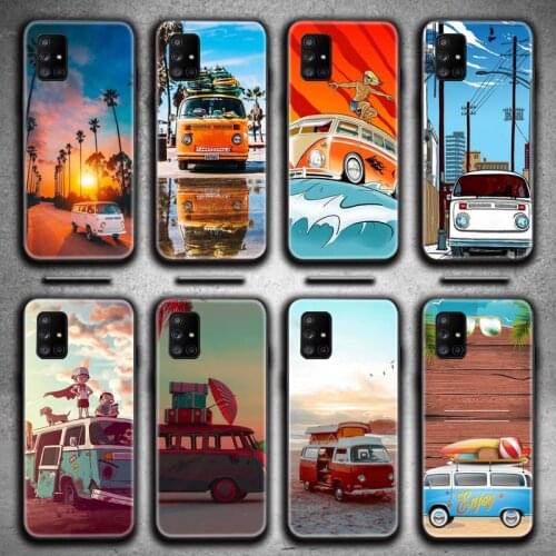 Combi Van Surf Custom Phone Case For Samsung Galaxy A21S A01 A11 A31 A81 A10 A20E A30 A40 A50 A70 A80 A71 A51
