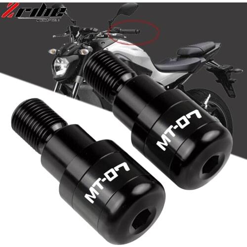For YAMAHA MT-07 MT07 2014 2015 2016 2017 2018 Handlebar Grips Motorcycle Accessories Bar Ends Hand Grip Handlebar End Caps
