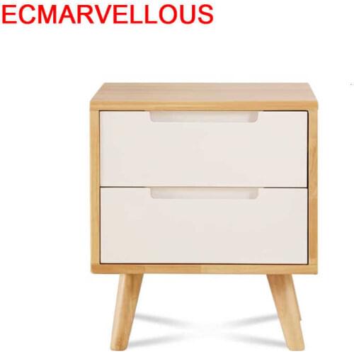 Kayu Chambre Night Stand Korean Nordic European Vintage Wooden Mueble De Dormitorio Bedroom Furniture Cabinet Quarto Nightstand