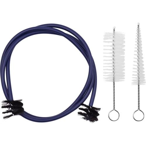 Trumpet Maintenance Cleaning Kit Mouthpiece Brush + Valve Brush + Flexible Brush Musical Instrument Cleaning Accessory