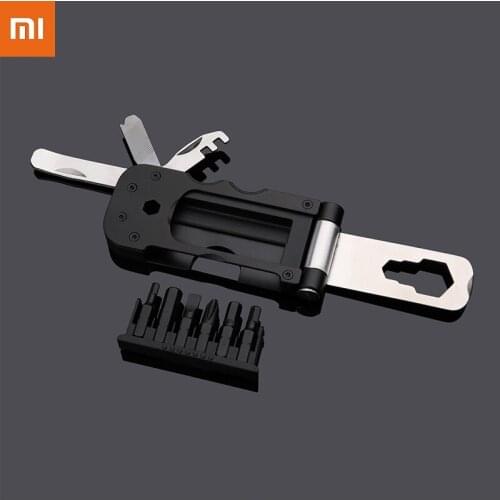 Xiaomi NexTool Multi-functional Bicycle Tool Mini Pocket Bike Toolbox Outdoor Wrench Repair Tool Magnetic Sleeve Outdoor Tool
