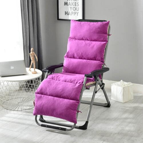 Fluffy Recliner Chair Mattress Seat Cushion Plush Warm Chaise Longue Sofa Cover Office Armchair Pads Home Decor