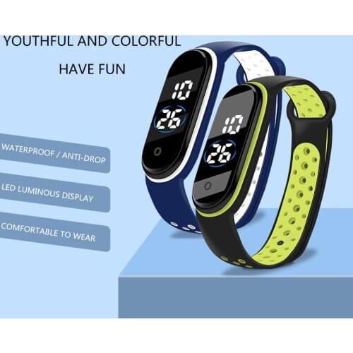 New Mens Watches Hot Sale 2021 Led Electronic Watch For Women Men Children Fashion Casual Sport Digital Watch Soft Silicone Band