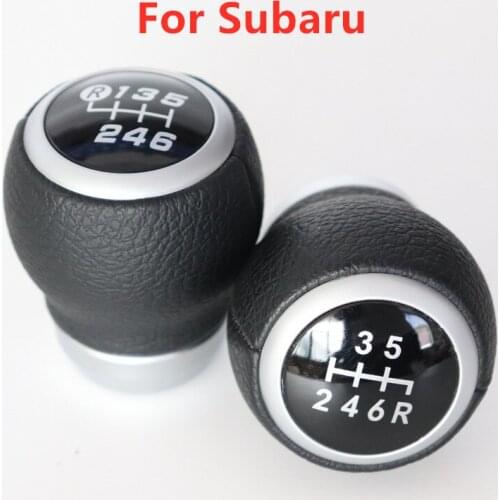 5 6 Speed Gear Shift Lever Knob for SUBARU LEGACY OUTBACK FORESTER IMPREZA STI WRX Stick Shifter Accessories
