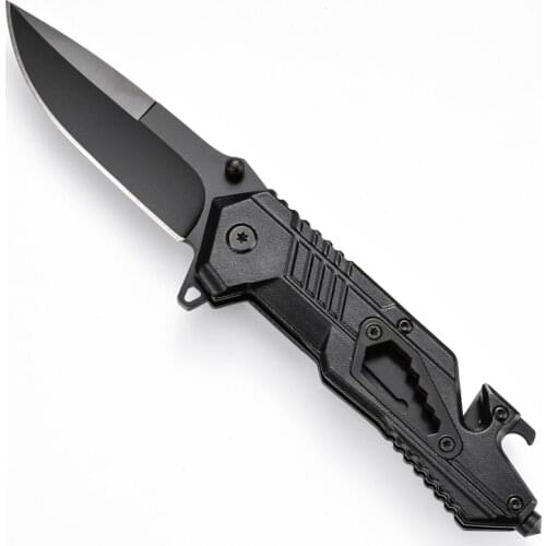 Survival Tactical Knife Outdoor Folding Pocket Knife Combat Camping Hiking Hunting Knives Self-defense EDC Rescue Tool