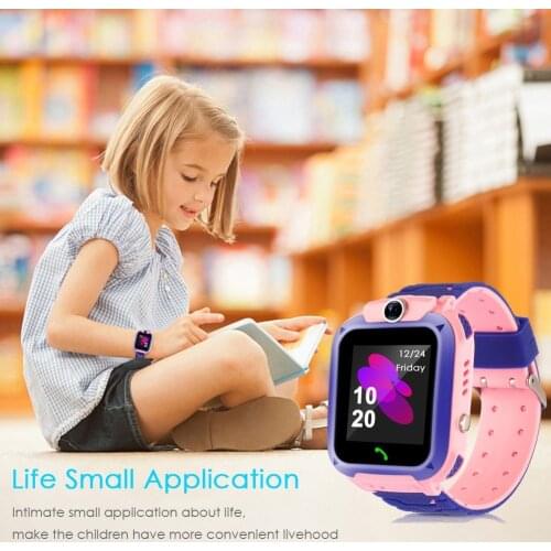 Smart Kids Watch Positoning 2G Sim Card SOS Phone SmartWatch Q12 IP67 Waterproof Clock Childrens Smart Watch for IOS Android