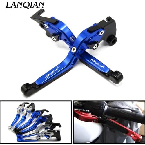 Universal for most motorcycles clutchs brake custormed logo CNC Folding Extendable Motorcycle Brake Clutch Levers