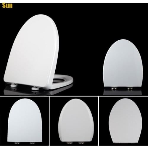 V-shaped Toilet Cover Old-fashioned Slow-down Thickening Large V-shaped Toilet Board Length 430 To 500mm, Width 405mm