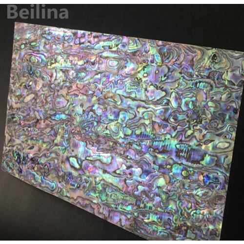 High quality New Zealand paua abalone shell laminate sheet for decoration materials and wood carved inlay blue color 0.25mm