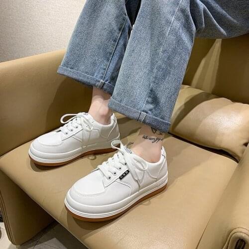 Japanese sweet lolita shoes round head flat lolita shoes kawaii girl sneakers kawaii shoes loli white platform shoes sneakers