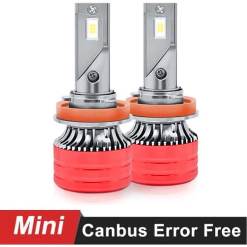2pcs H1 H4 H7 Canbus Error Free H11 H3 HB3 9005 HB4 9006 LED Car Headlight Bulbs Mini 30000LM 6000K Auto Headlamp 110W 12V 24V