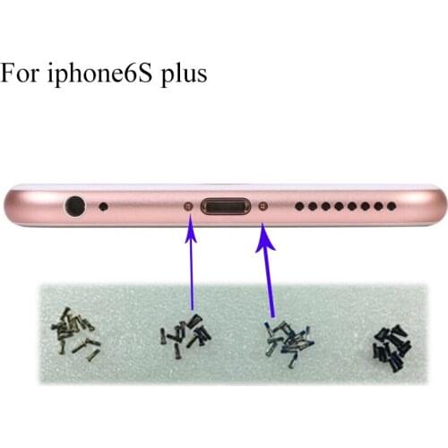 2PCS Buttom Dock Screws Housing Screw nail tack For iphone6S plus 6s plus 6 S Plus Mobile Phones