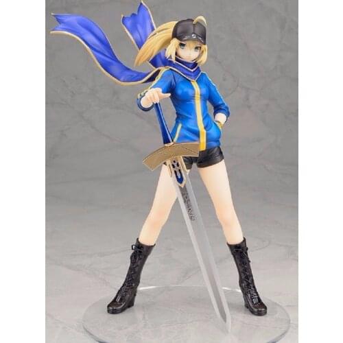 23CM fate/stay night anime figure Artoria Pendragon Saber Lily PVC action figure collection model toys gifts