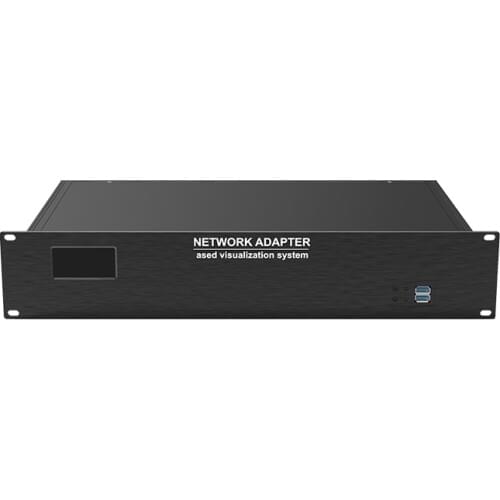 2U rack mount chassis industrial computer case for MINI-ITX aluminum enclosure provide custom design services 482*89*250mm
