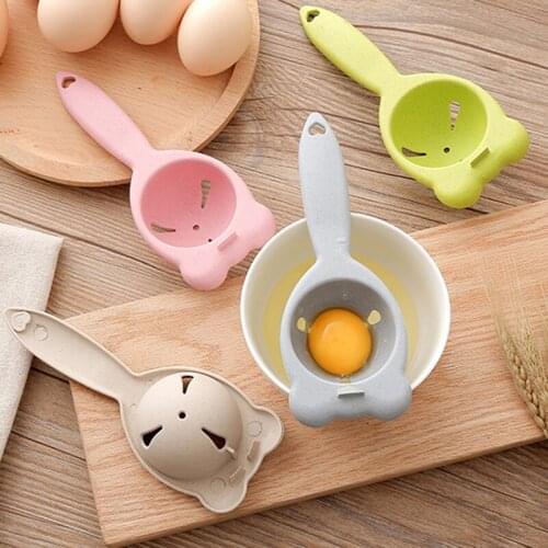4 Colours Egg Separator Eggs Yolk Filter Gadgets Eco Friendly Plastic White Yolk Sifting Home Tool Kitchen Accessories