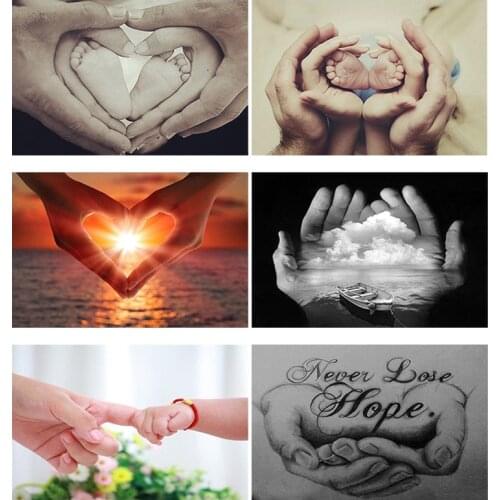 DIY Love Hand 5D Diamond Painting Full Round/Square Rhinestone Mosaic Diamante Embroidery Cross Stitch Wall Art Home Best Gift