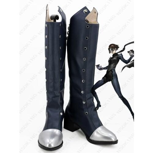 Anime Persona 5 Queen Makoto Niijima Cosplay boots P5 Anime Shoes