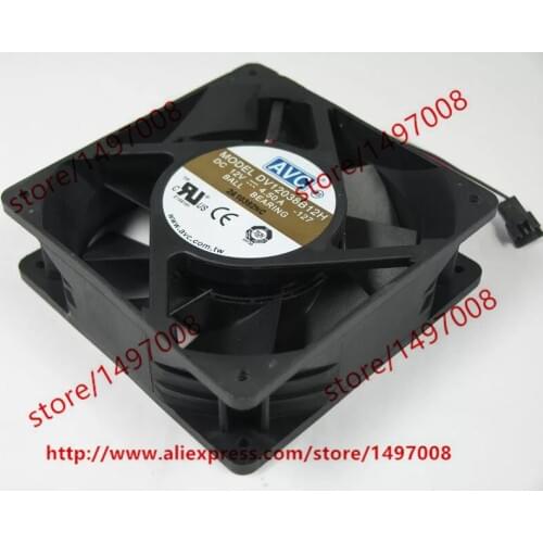AVC DV12038B12H -127 DC 12V 4.50A 120x120x38mm Server Cooling Fan