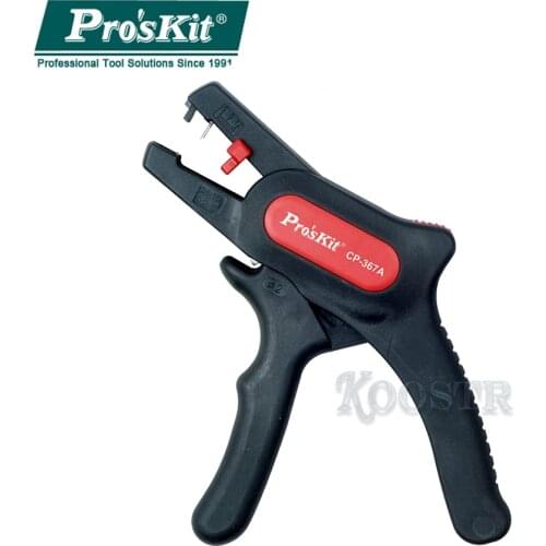 CP-367A ProsKit Self Adjusting Insulation Gun Type Automatic Wire Stripper Electrician Self-Adjusting Cable wire Cutter Tool