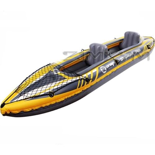 Hot Sale Inflatable Kayak Canoe Boat Pvc Dinghy Raft PVC Kayak DWF Floor Deck For Professional Sport Touring 350*78*52cm