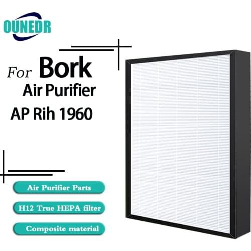 Customized H12 HEPA filter 400*390*38mm for Bork P Rih 1960 air purifier parts remove PM2.5,dust,haze
