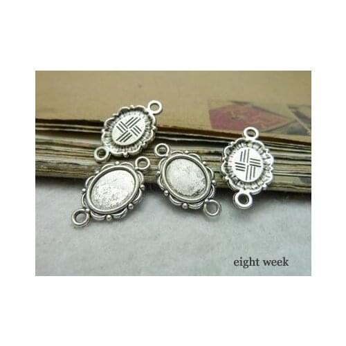 Zinc alloy pendant jewelry accessories diy handmade material charms connection post 8 * 10 mm