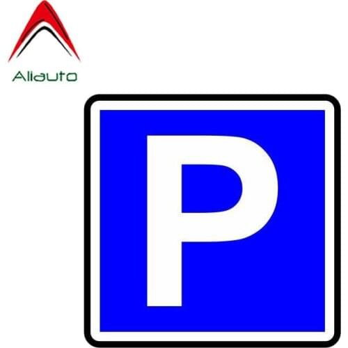 Aliauto Warning Car Sticker Visitors Parking Only Reflective Decal Accessories PVC for Jaguar Hyundai I30 Honda Accord,12cm*12cm