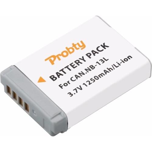 Probty 1pcs NB-13L NB13L NB 13L Rechargeable Battery For Canon G7X G9X G5X G7X Mark II G9X Mark II SX620 HS SX720 HS