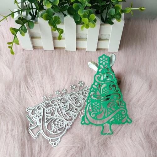 Christmas Tree Metal cutting dies for the manufacture of clipping-album cards Template of relief paper cuts Art New for dies