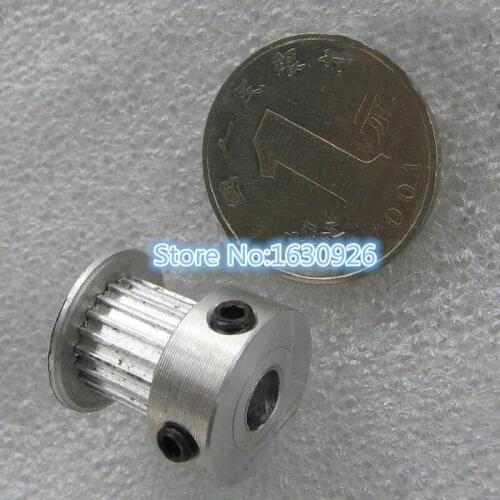 MXL Type Timing Belt Pulley 20 Teeth 6.35mm Bore for Stepper Motor