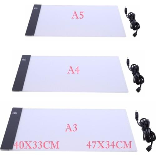 LED Diamond Painting Light Pad Lightpad Board Diamond Painting Accessories Tool Kits A3 A4 A5 Drawing Graphic Tablet Box