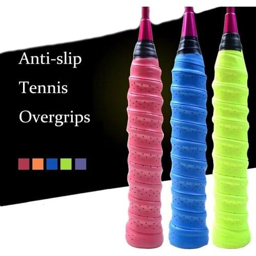 Professional 10pcs Anti-slip Tennis Overgrips Griffband Badminton Racket Grips Tape Fishing Rods Sweatbands Individual Package