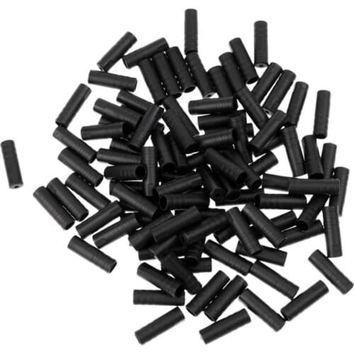 100Pcs 4mm Mountain Road Bike Bicycle Shift Cable End Crimps Caps Housing Ferrules Bicycle Wire Cable End Caps Housing Ferrules