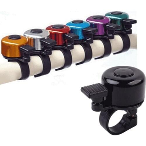 100pcs Durable Aluminum Alloy Lloud Wholesale Bicycle Bell Handlebar Clamp Ring Bikes Safety Alarm Ring Bell Cycling Accessories