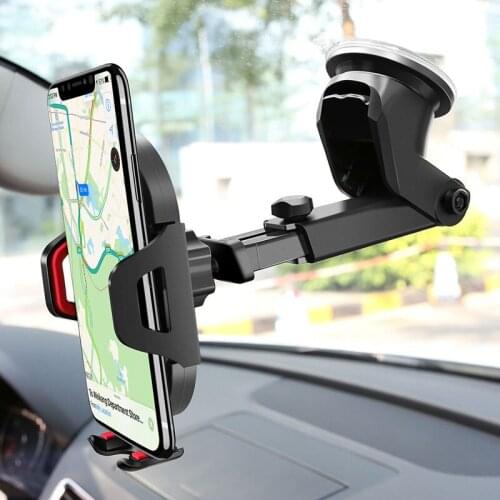 Car Phone Holder Windshield Gravity Sucker Mobile Phone Support For iPhone Samsung Huawei Smartphone Universal Mount Stand