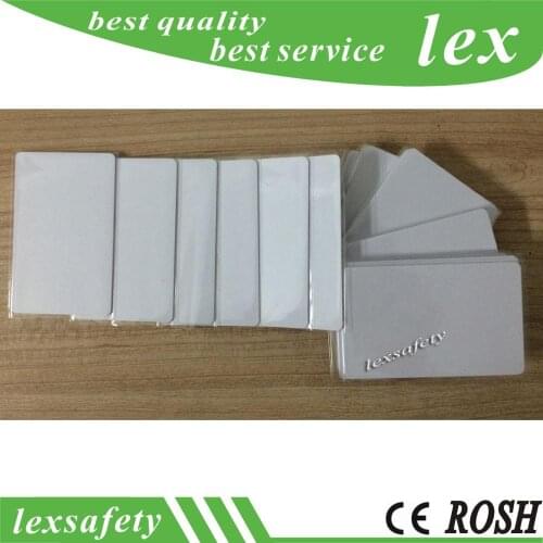 Free Shipping 200pcs FM1208-10 13.56mhz White CPU Chip Card 7k + 1k ISO/IEC14443-A Contactless Plastic Pvc Cpu Smart Card