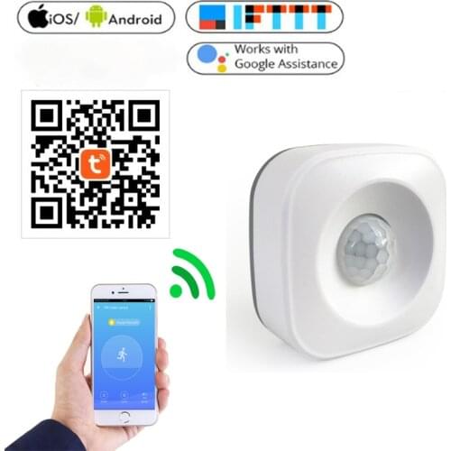 Smart Life Zigbee Intellige WiFi PIR Motion Sensor Wireless for Home Security Monitoring Support Google Home Sensitive Detection