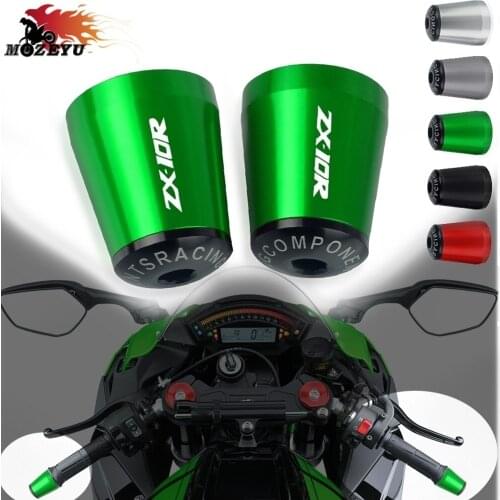FOR Kawasaki ZX-10R SE 2018 2019 2020 2021 Motorcycle Counterweight grips ends Handle Bar Caps End Plugs CNC Handlebar Grips