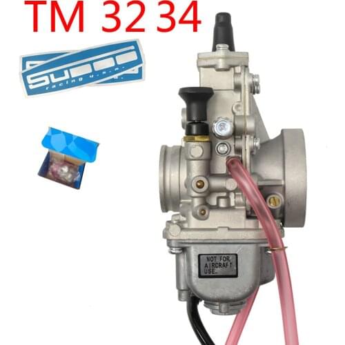For TM32/34mm 250-300cc 2/4-stroke engine Flat Slide Smoothbore Carb Carburetor TM32-1 replace mikuni 2/4-stroke