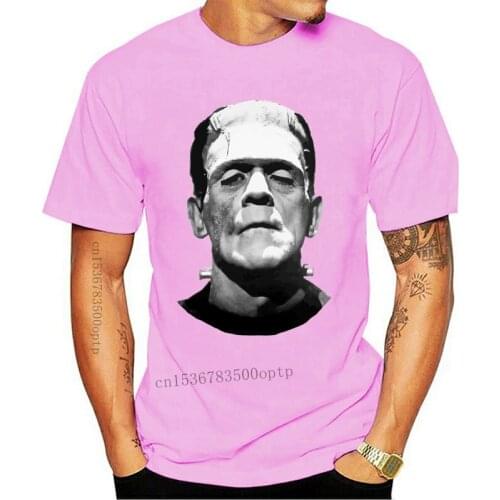 New Frankenstein T Shirt Frankenstein T-Shirt Print 6xl Tee Shirt Short-Sleeve Fun Streetwear 100 Cotton Mens Tshirt
