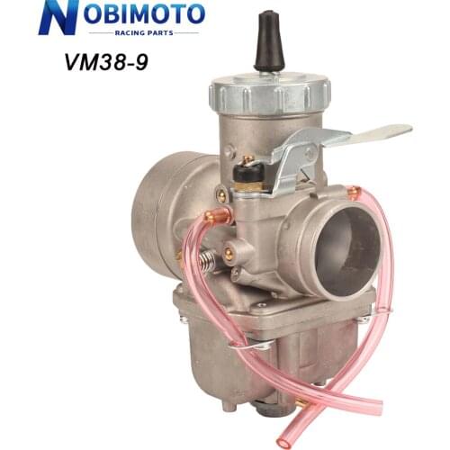 Motorcycle VM38 38mm Carburetor For Mikuni VM38-9 42-6025 13-5006 Round Slide Spigot Carbs Carburettor 2 Stroke Motocross